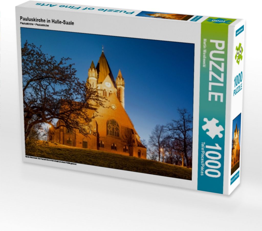 CALVENDO Puzzle Pauluskirche in Halle-Saale 1000 Teile Produktbild 