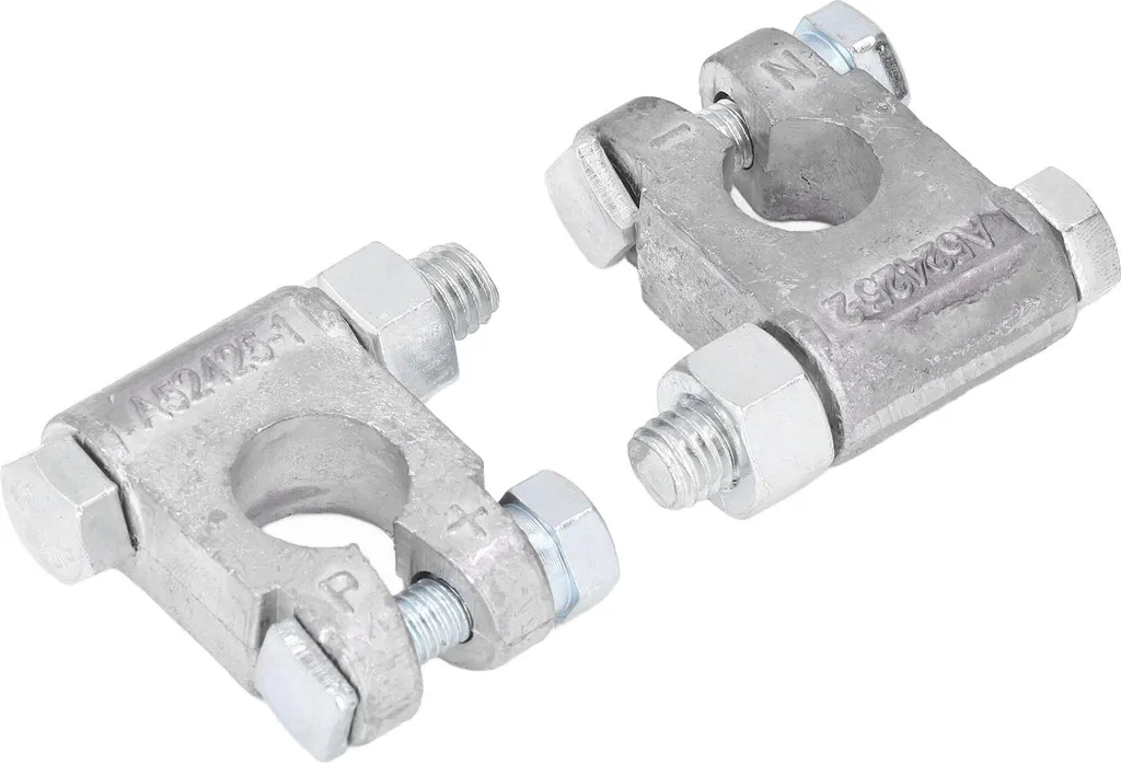 Morsetti Batteria 2 Pezzi Heavy Duty per Camion, Autobus e Mezzi Agricoli