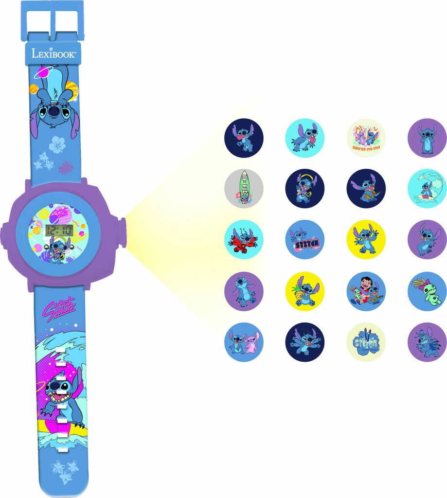 Lexibook Disney Stitch Projektor Zegarowy Premium