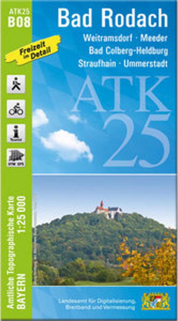 ATK25-B08 Bad Rodach (Amtliche Topographische Karte 1:25000)