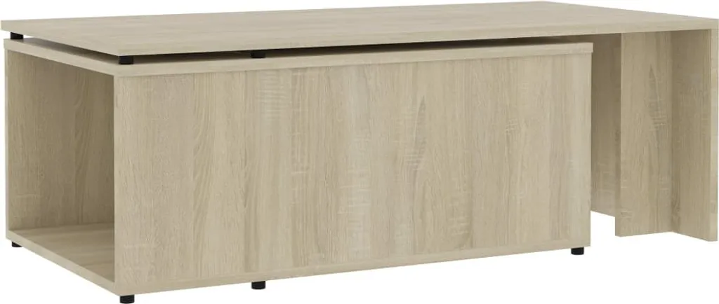 Tavolino in rovere Sonoma 150x50x35 cm materiale a base di legno - 12