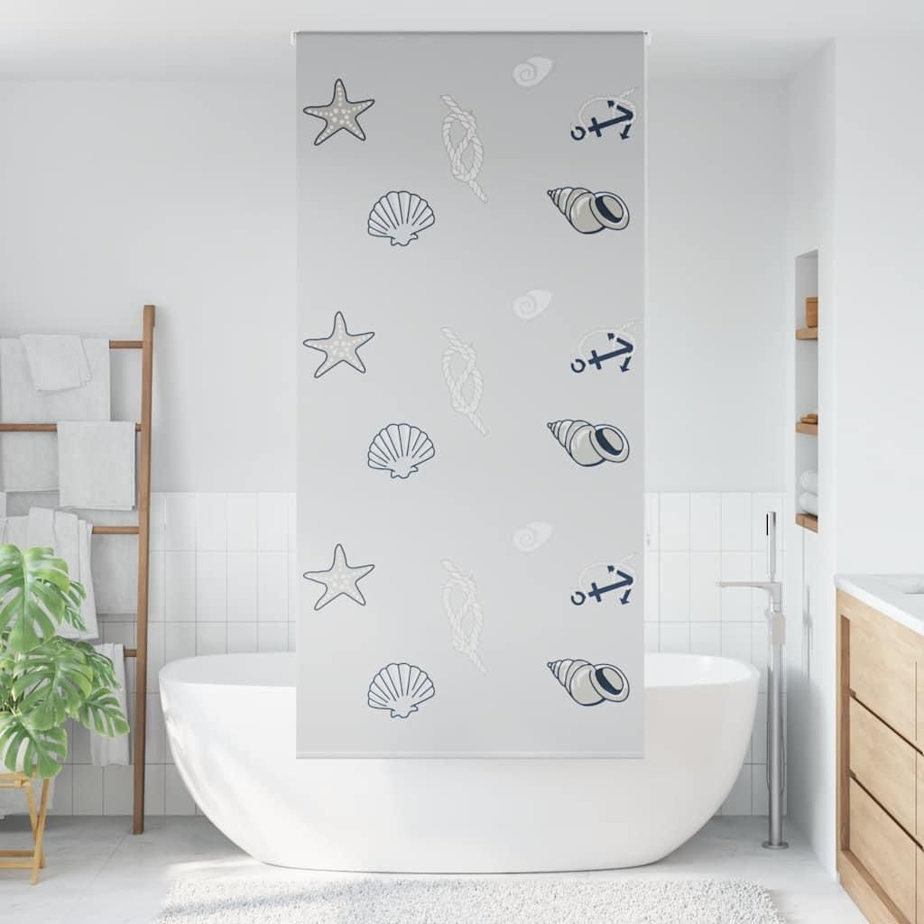 vidaXL Sprchová roleta 110x240 cm Šírka látky 106 cm Obrázok produktu 