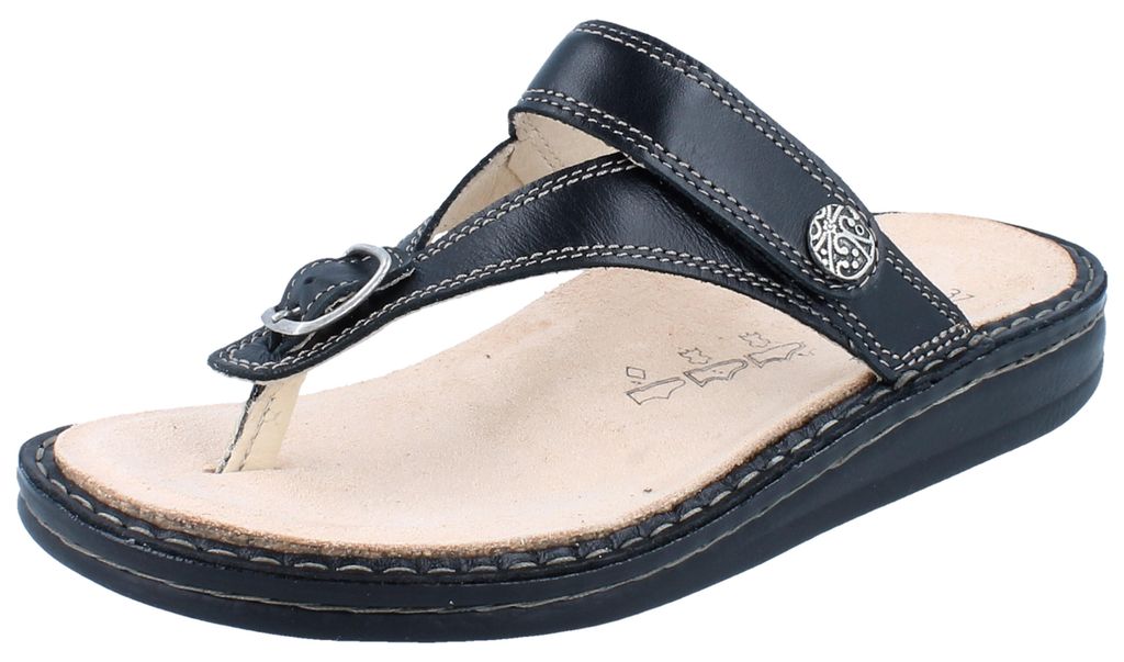 Finn Comfort Alexandria-Soft, nero, pelle, mulo infradito, Immagine del prodotto 
