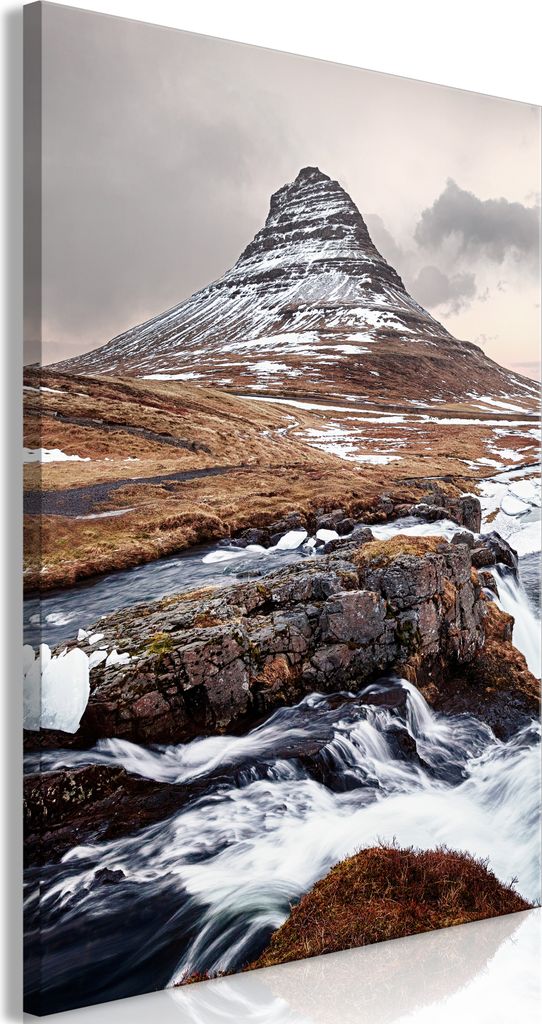 Vlies Leinwandbild - Kirkjufell (1 Part) Vertical 20x30 cm Landschaften c-B-0591-b-a