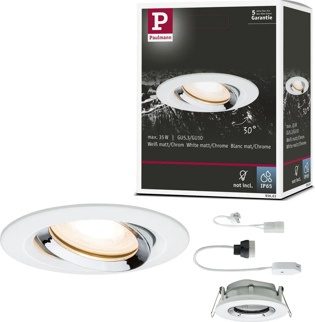 Paulmann Nova Plus LED: Faretti Orientabili IP65 ad Alta Efficienza