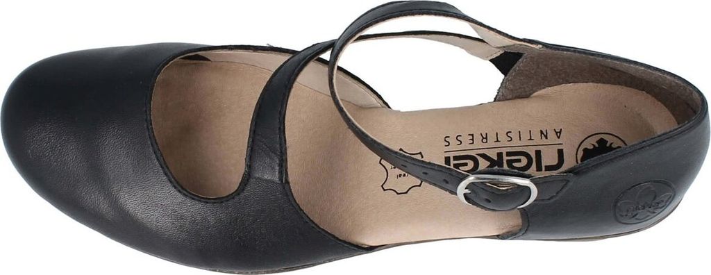 Rieker Pumps - Glanzschwarz Glattleder Größe: 38 Normal Produktbild 56