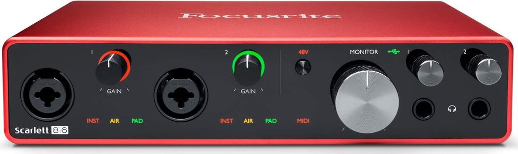 Focusrite Scarlett 8i6 3. generacji Zdjęcie produktu 