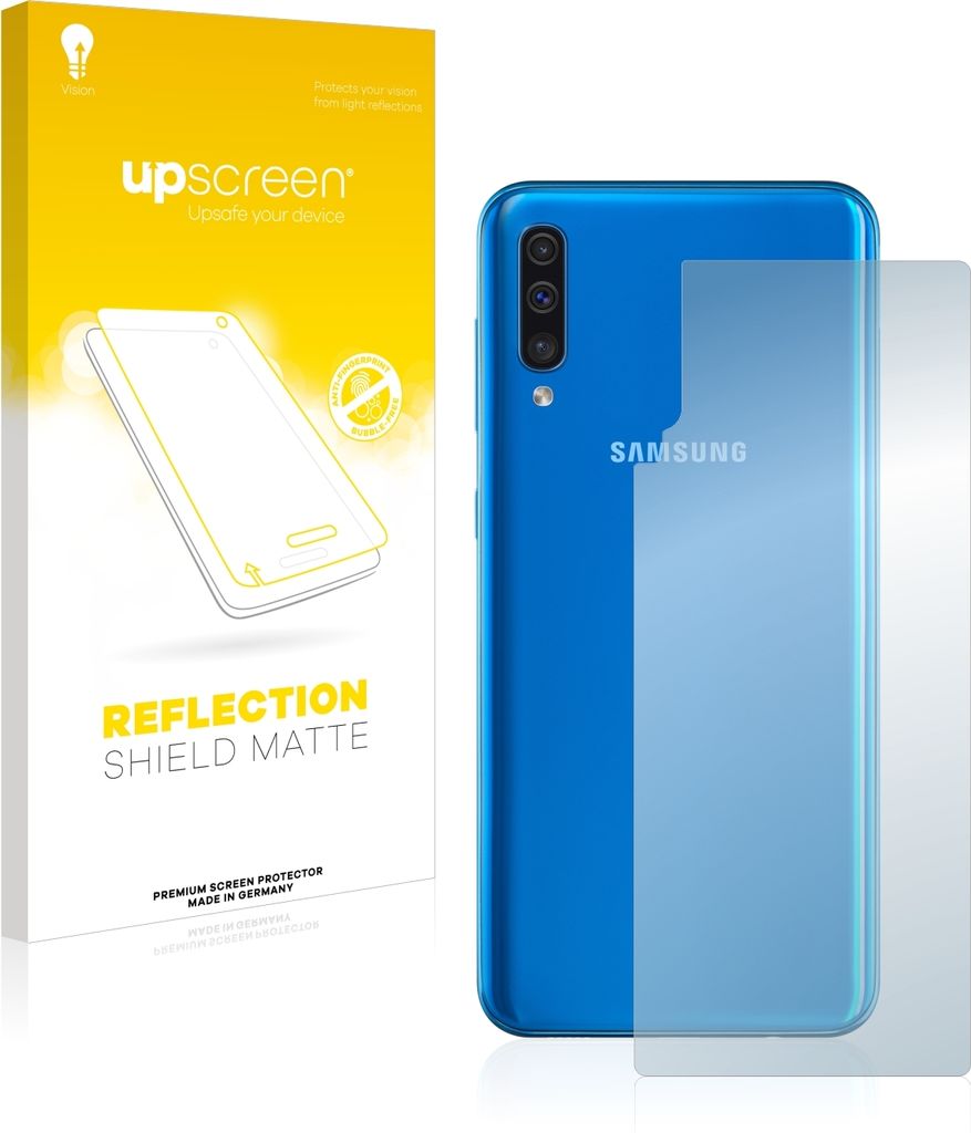 upscreen Schutzfolie für Samsung Galaxy A50 (Rückseite) Folie Matt Entspiegelt Anti-Reflex