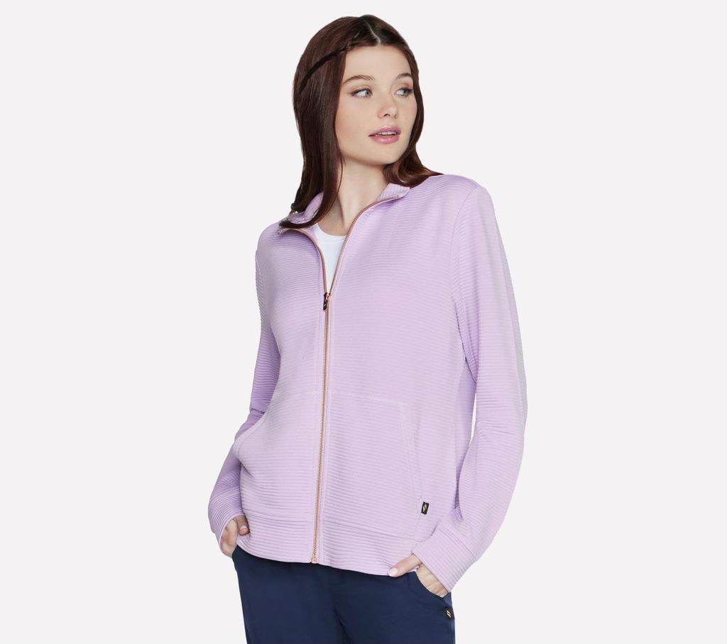 SKECHERS Damenjacke Gowalk Everywhere - Lila, Größe L