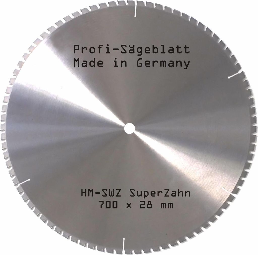 Hartmetall Sägeblatt SWZ 700 x 28 mm Z= 84 SUPER nagelfest Kreissägeblatt HM mit Reduzierring für Bauholz Brennholz Hartholz Schalholz Faserplat...