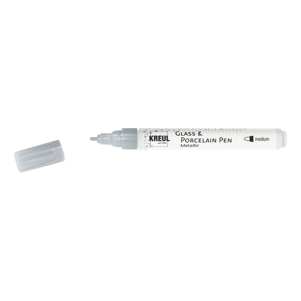 KREUL Porzellanmarker "PorcelainPEN metallic" silber