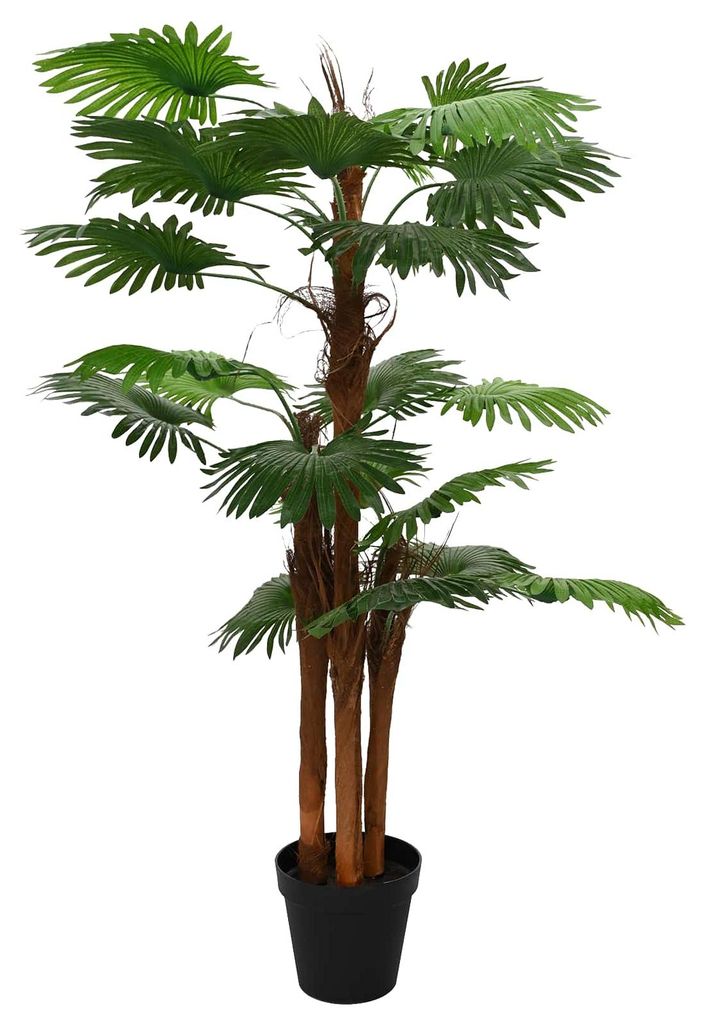 vidaXL Künstliche Fächerpalme Grün 60 x 25 x 170 cm Stoff und Bambus