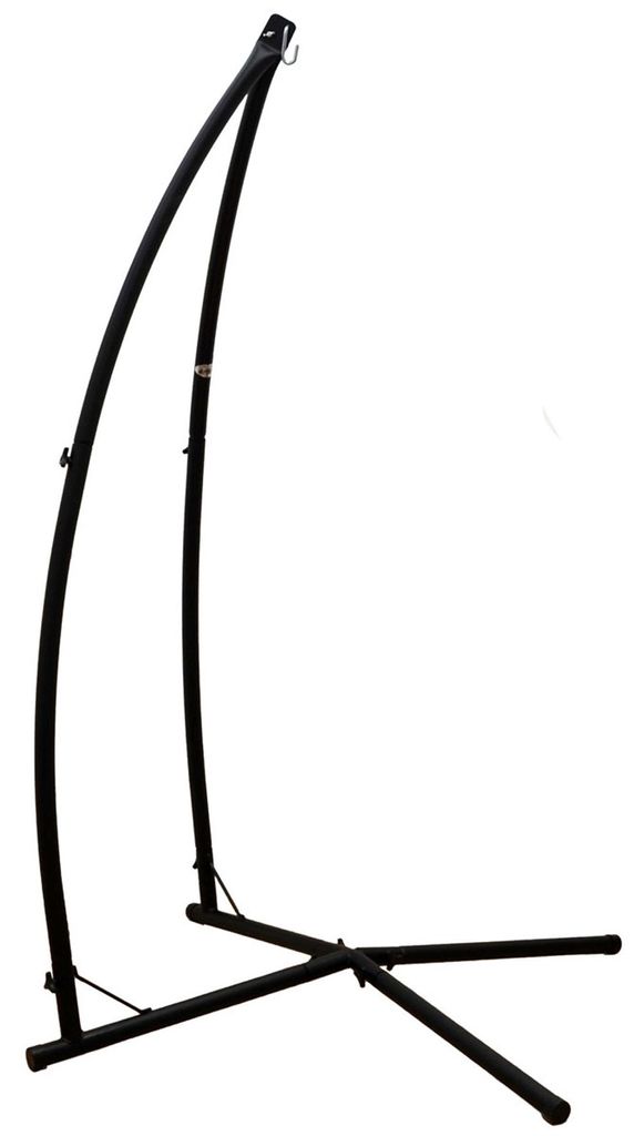 Hängesessel Gestell Outdoor bis 120kg - 215cm Stahlrohr Produktbild 