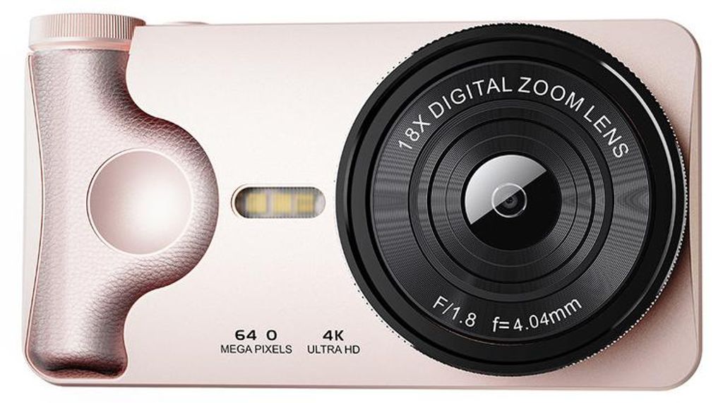 4K Digitalkamera 64MP, Vlog Kamera mit 180° Flip Display, Produktbild 