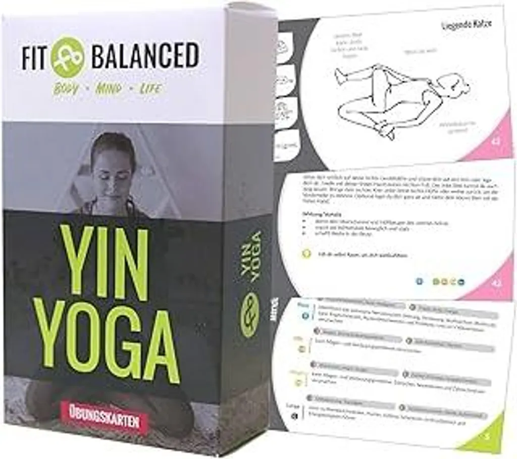 Yoga Box 70 Carte Esercizi Yin Yoga Dolce per Mobilità e Rilassamento