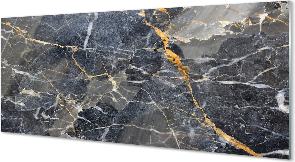 Glasbilder 125x50 Wandkunst Marmorsteinmauer Produktbild 