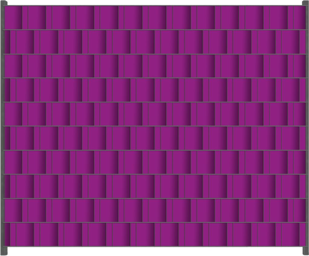 Wallario Zaunsichtschutz mit Motiv Lila für Ein- und Doppelstabmatten Zäune in der Größe 250 x 200 cm