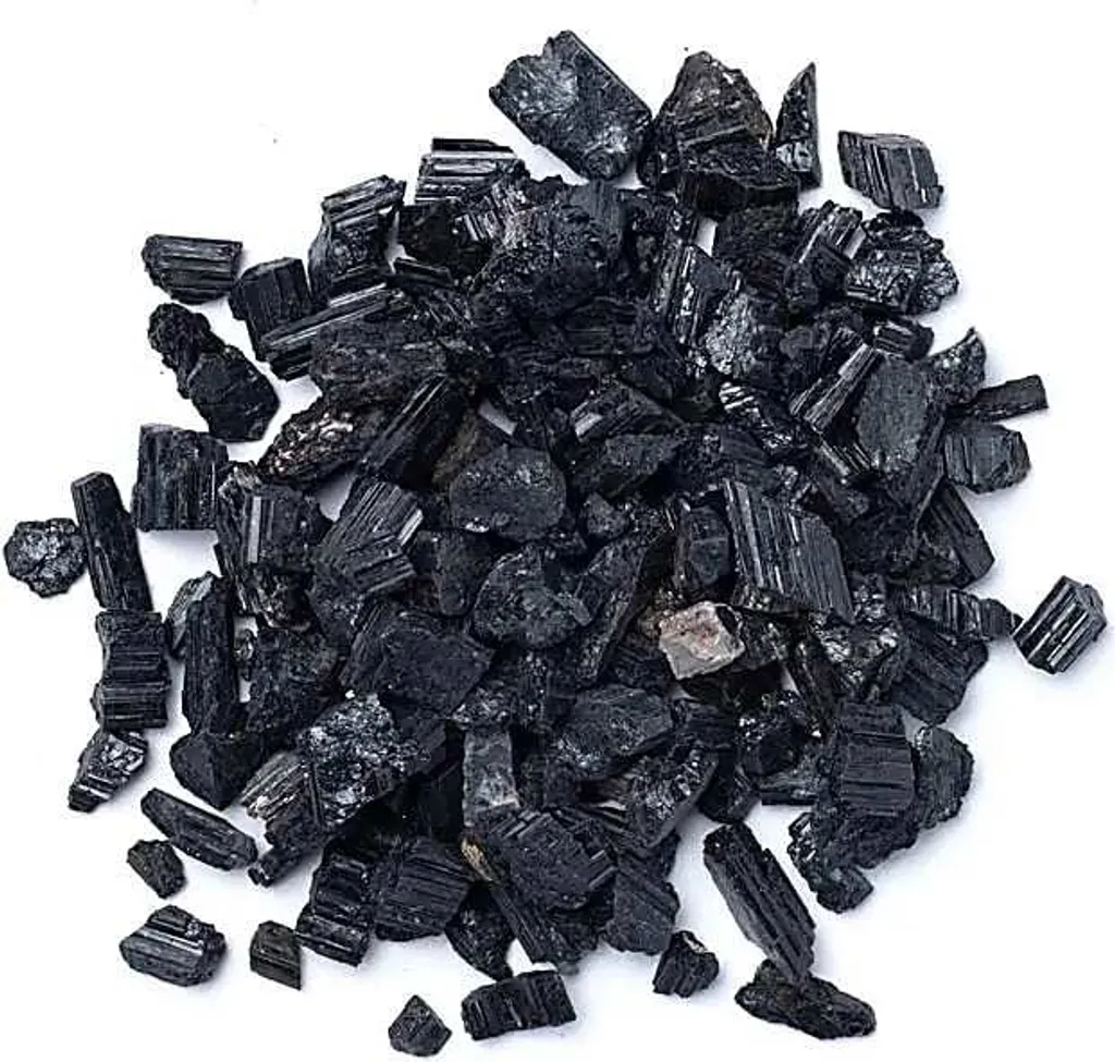 Pierres de tourmaline noire en vrac pour lithothérapie - Lot de 800g