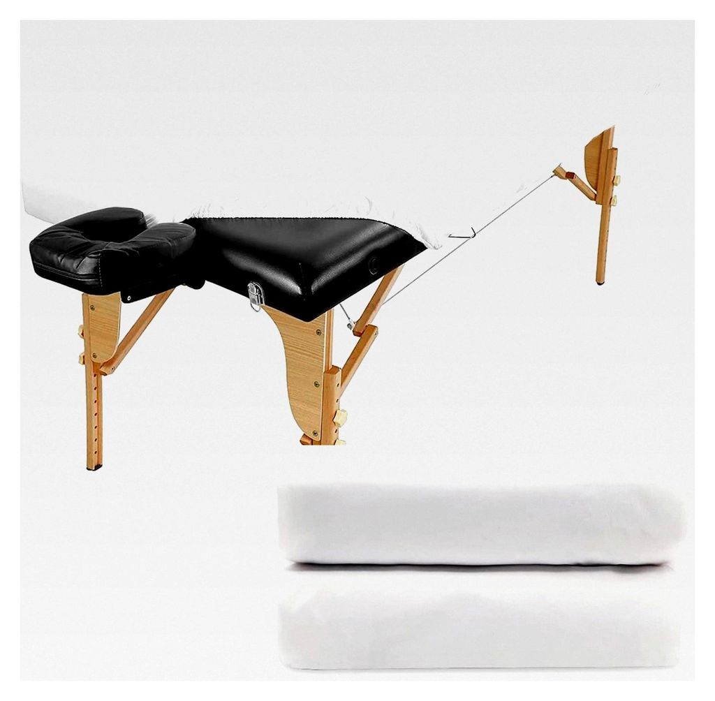 2 Stück Spannbezüge für Massageliegen, ölresistent, 80 x 190 cm, wasserdicht, waschbar, geeignet für Kosmetik- und Therapiebänke