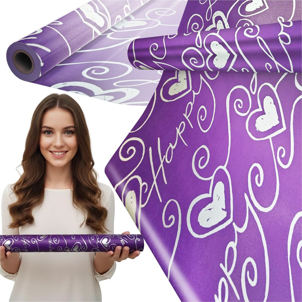 Geschenkpapier PaperHit Packpapier 20 m MEGAROLLE Geburtstag Wickel Papier