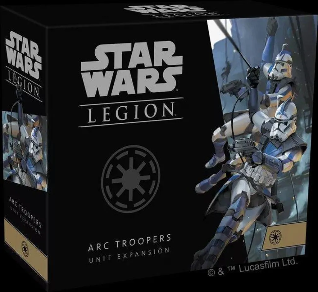 Figurines Troupes ARC Star Wars Legion avec Options de Personnalisation
