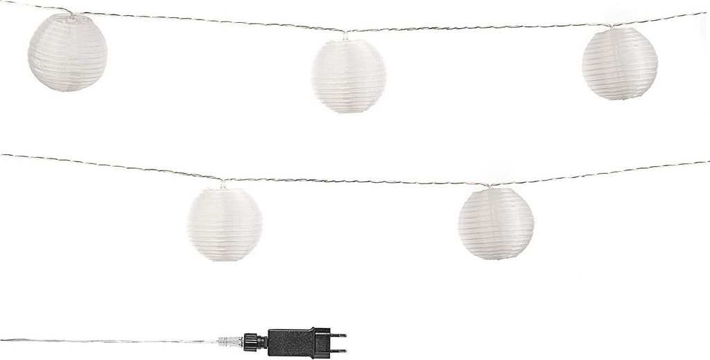 LED Lampion Lichterkette - 5,5 Meter | Mit Netzstecker Produktbild 5