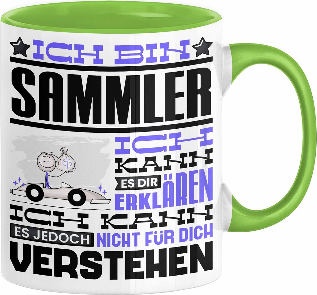 Sammler Geschenk Kaffee-Tasse Geschenkidee für Sammler Ich Produktbild 