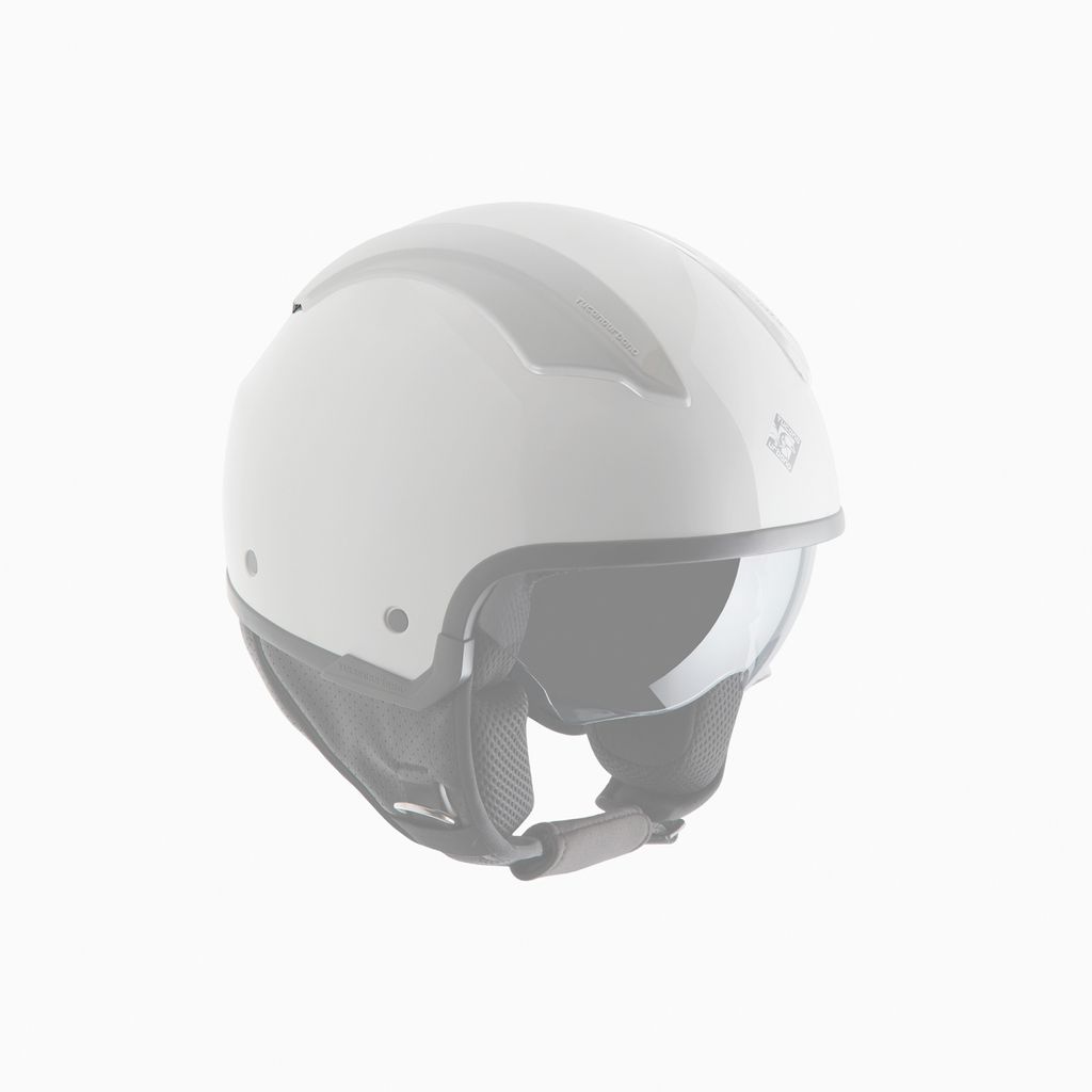 Luftansaugabdeckung für TUCANO URBANO EL'FRESH / EL'TOP Helme glänzend Eis