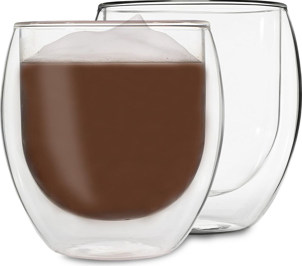 DUOS® Jumbo Latte Macchiato Gläser Set (2x2 Größen), Produktbild 6