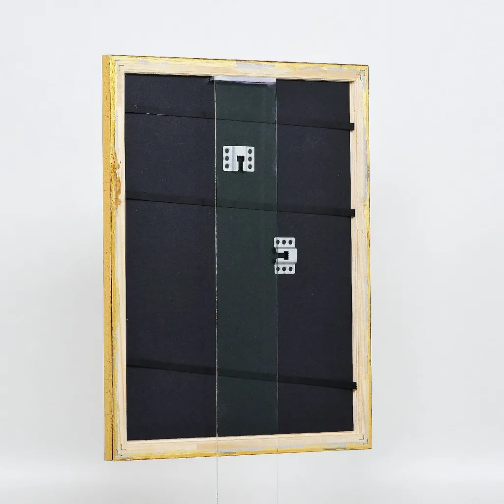 Cornice Oro A6 10,5x14,8 cm con Vetro Museo | Design Luxury Profilo 85 - 18