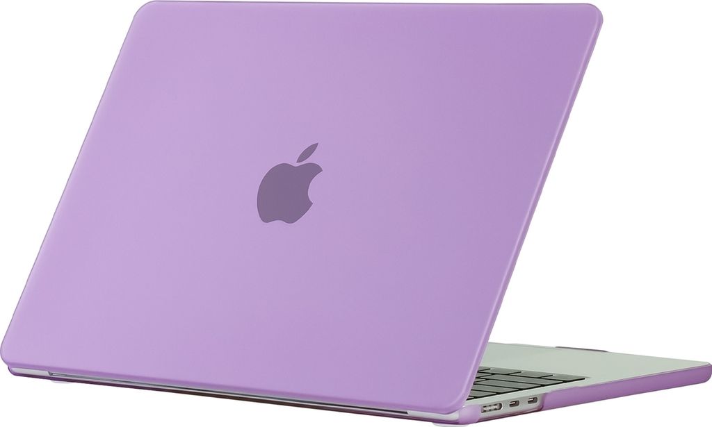 Mobigear Matte MacBook Air 15 Zoll (2023-2025) Hardcase Hülle MacBook Case - Lila - Model A2941 / A3114 / A3241