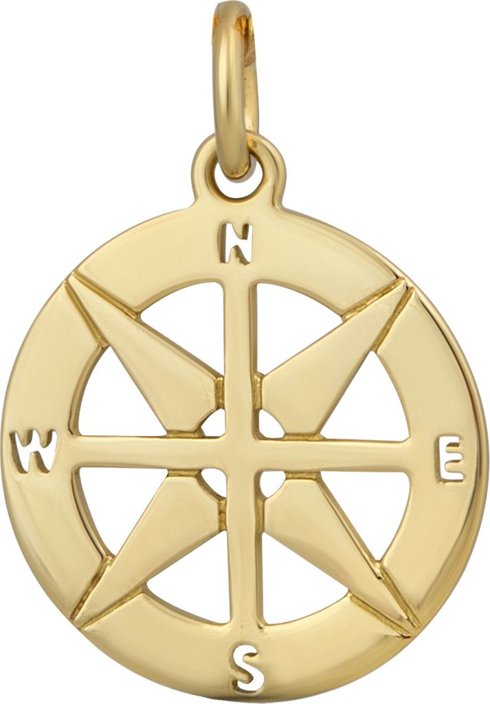 Orolino Anhänger 375/- Gold 1,0cm gelb ohne 067340124-2