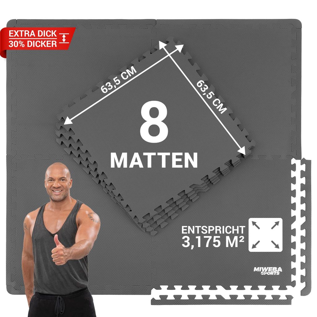 Bodenschutzmatte BS100 | Unterlegmatte - Fitnessmatte - Produktbild 