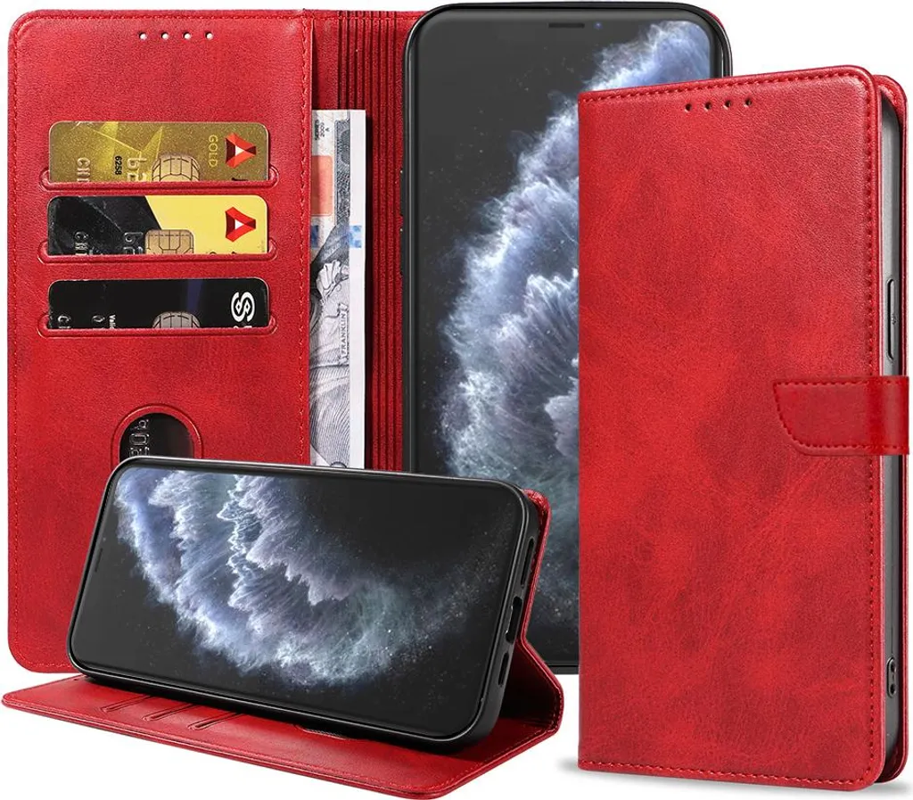 Cover Portafoglio iPhone 11 Pro Max Rosso Professionale Smartphonica