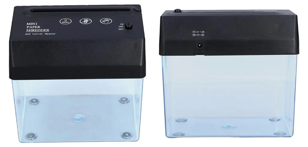 Mini destructeur de documents USB format A6 avec lames en métal durable - 4