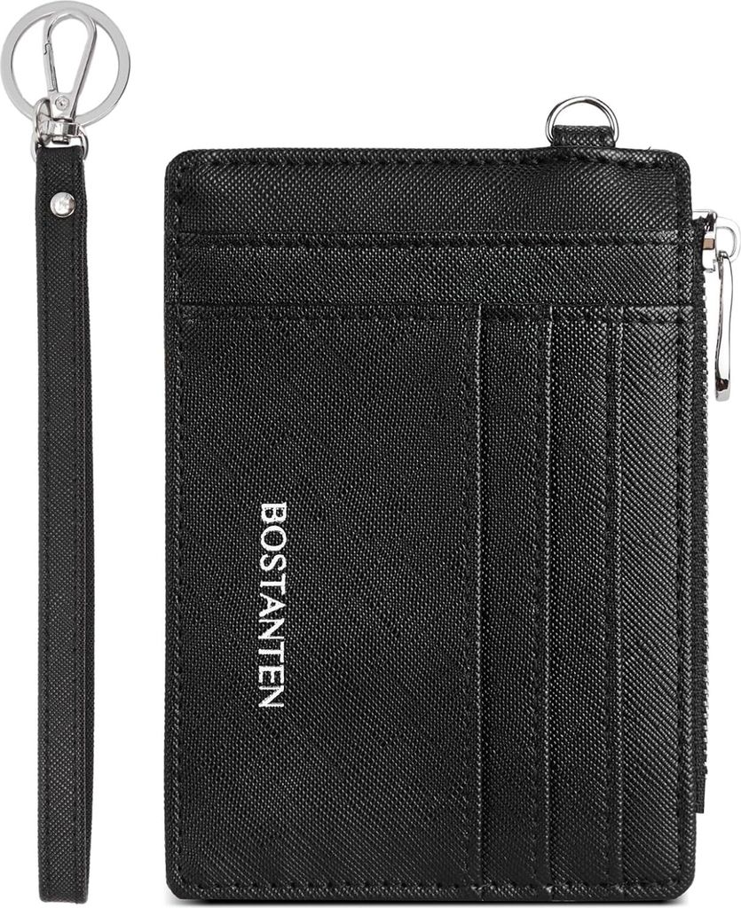 Geldbörse Damen Klein, Kunstleder Kreditkartenetui RFID Schutz Geldbeutel Kartenetui mit Münzfach, Mini Frauen Portemonnaie Kartenhalter Slim Wallet