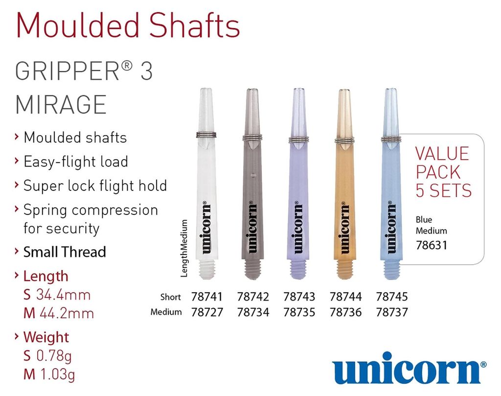 Unicorn Gripper 3 Mirage Shaft
