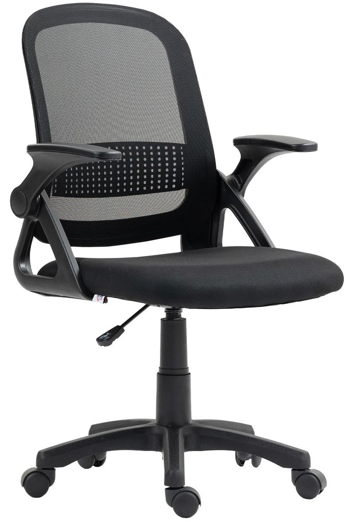HOMCOM bureaustoel, ergonomische draaistoel met opklapbare Productafbeelding 