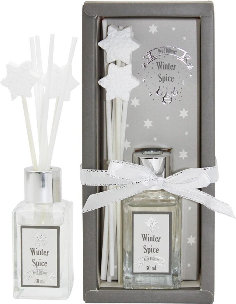 Raumduft Winter Gewürz 30 ml mit einstellbarer Duftintensität und Schneeflocken-Design
