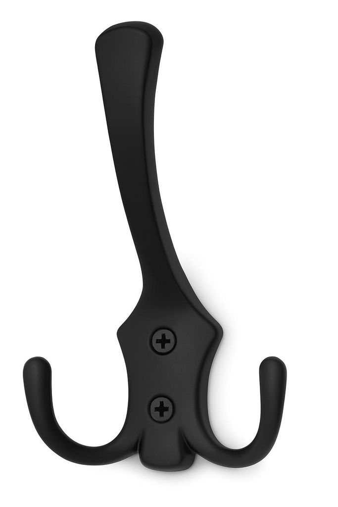 QRS Wandhaken Kleidung Bad Haken Metall Schwarz Handtuchhalter