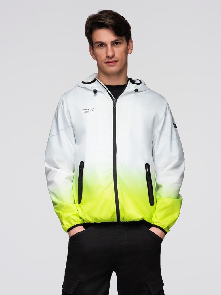 Ombre Herren-Sportjacke – Level Up Kollektion lime L