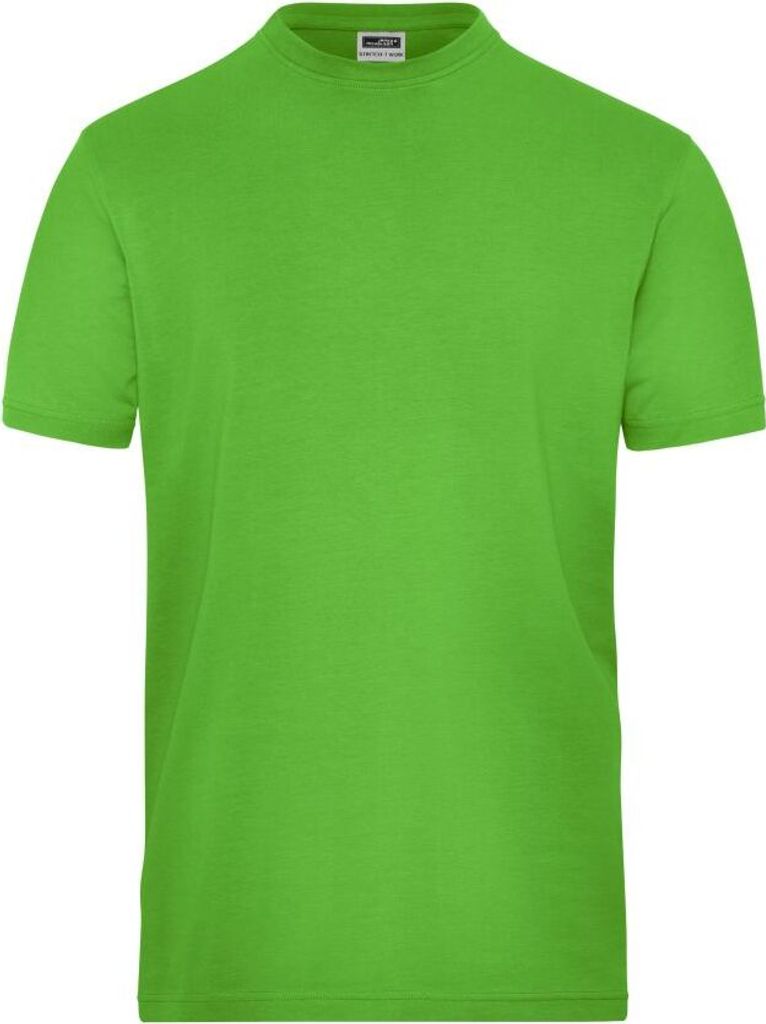 T-Shirt aus weichem Elastic-Single-Jersey lime-green, Gr. L