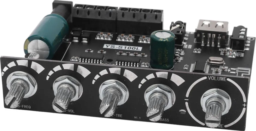 Module Audio Amplificateur 2.1 Bluetooth pour Enceinte DIY 2x50W 100W