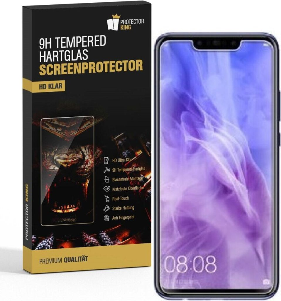 3x 9H Hartglas für Huawei Nova 3 Displayschutz Schutzglas Schutzfolie Panzerfolie Panzerglas Displayglas Tempered Glasfolie Sicherheitsglas Echtglas