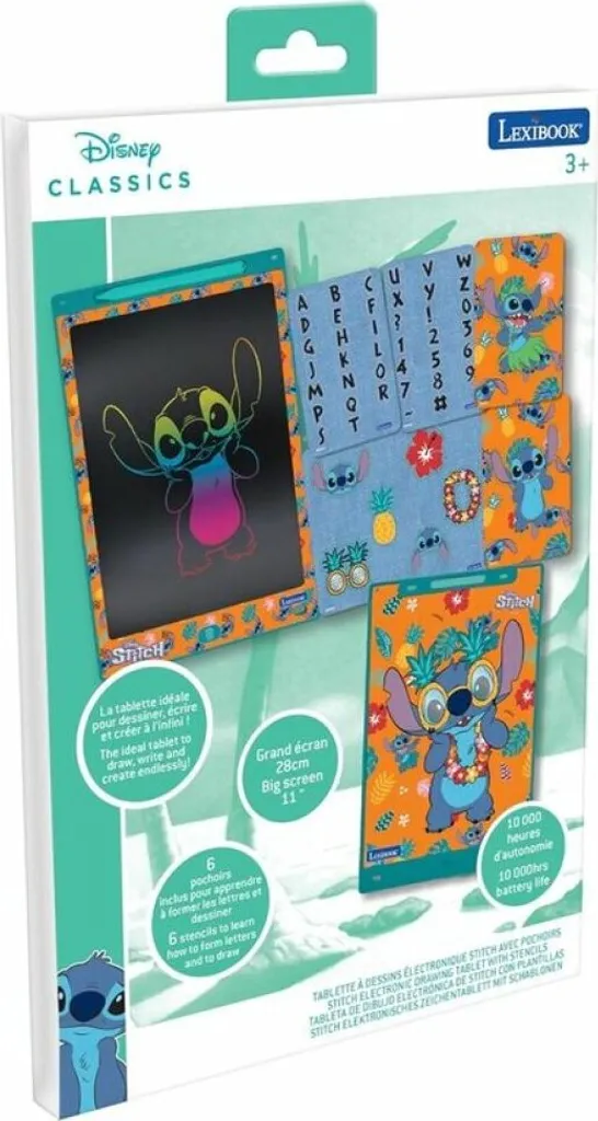 Tablette de Dessin Stitch Écran Multicolore et Stylet Haute Précision - 9