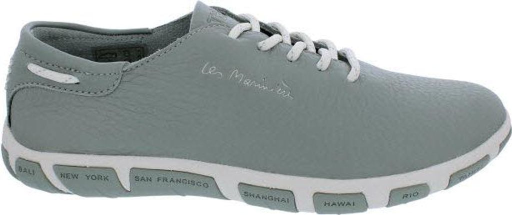TBS Bootsschuh Jazaru F7395, Glattleder, Pastell-Grün, Fußbett zum Wechseln 38