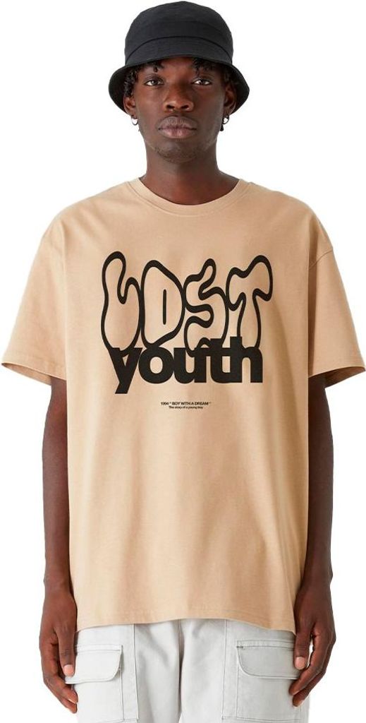 Lost Youth Graffiti Cloud Kurzarm-t-shirt Beige S Herren Beige S
