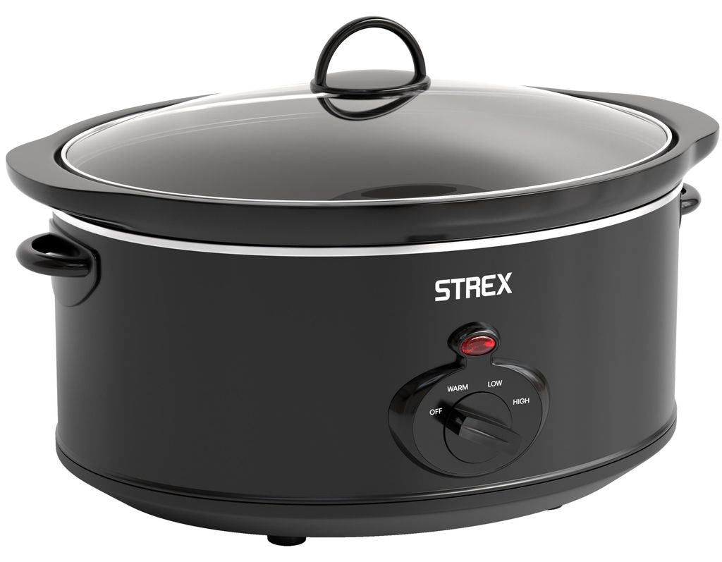 Strex Slowcooker 6.5L - Uitneembare Keramische Binnenpan - Productafbeelding 