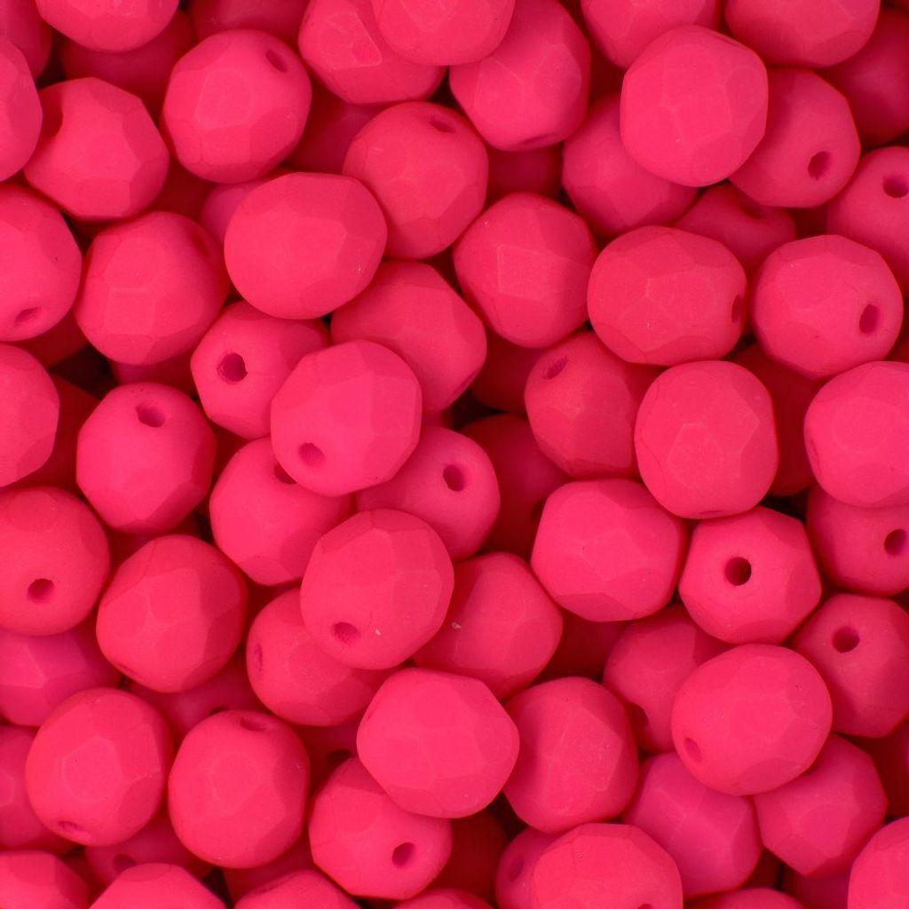 Polierte Perlen 6mm Neon Pink - 150 Stück | Kaufland.de