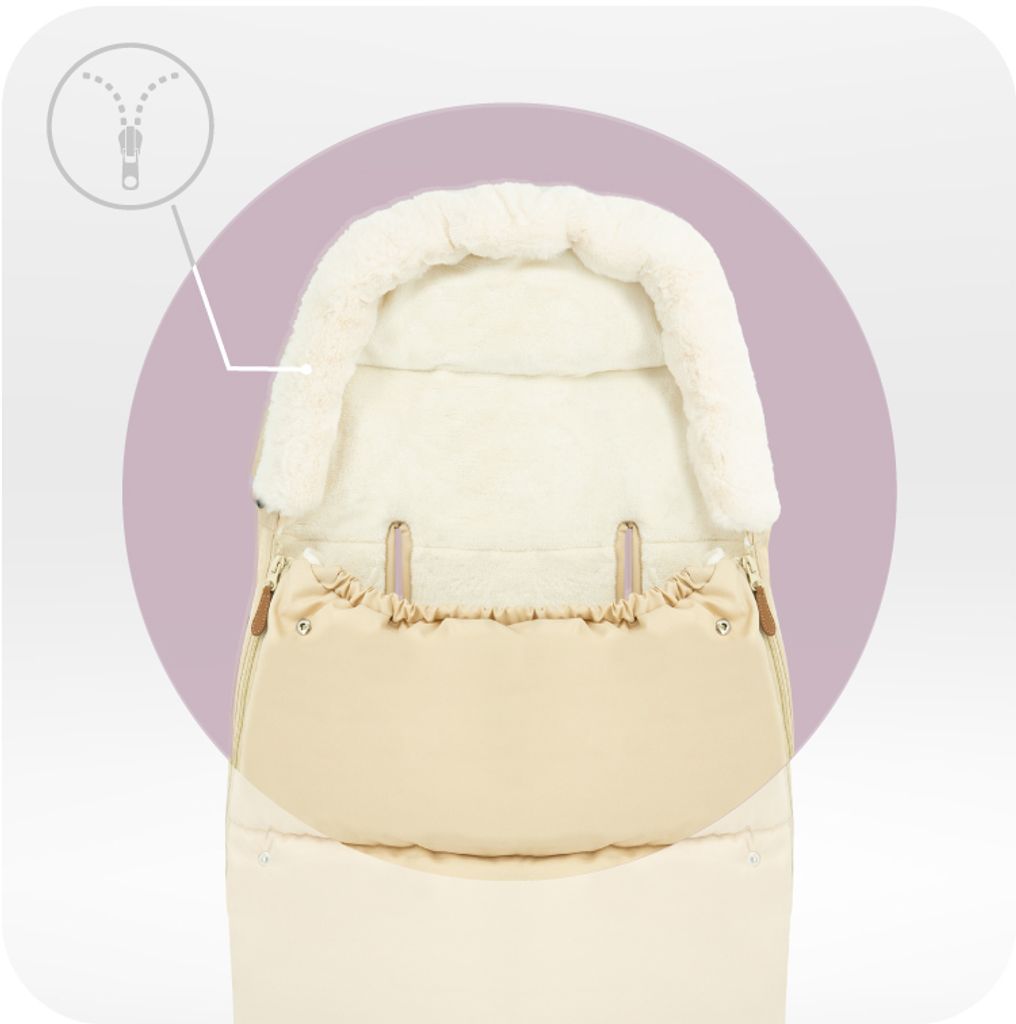 Momi footmuff 2 v 1 univerzální béžový AKCE00049 Obrázek produktu 6